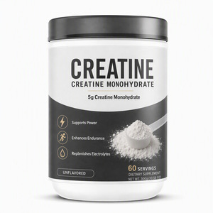 Creatina Monohidrato en Polvo Sin Sabor, Suplemento Deportivo, 300g, 60 Porciones, Bajo en Azúcar/Bajo en Carbohidratos, para Entrenamiento en Gimnasio para Adultos - Product Image 2