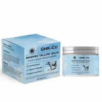 Balsem Tubuh Blue Copper Peptide Beef Tallow 60g Minyak Jojoba Minyak Zaitun Vitamin Melembapkan Menghidrasi Menutrisi Mencerahkan Kulit Tubuh