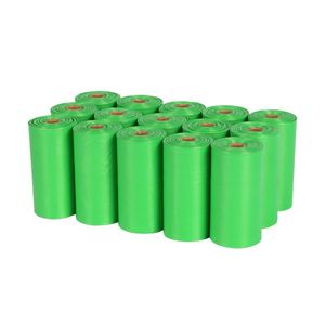Bolsas para excremento de perro de material de almidón de maíz grueso con soporte para bolsas, para una eliminación sostenible y responsable, para propietarios de mascotas - Product Image 2