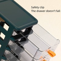 Vente en gros Ensemble de contenants de maquillage beauté Tiroir en plastique Armoire de remplissage de bureau Meubles Boîte de rangement en papier A4 Organisateur de bureau