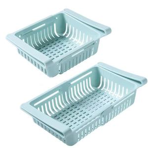 渔阳可调拉伸冰箱收纳器抽屉篮冰箱拉出式抽屉隔层储物盒 - Product Image 3