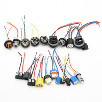Douille de lampe auto T10 1156 Ba15s Bau15s 1157 T20 T25, connecteur de support de lampe, adaptateur de câblage 12V, douille d'éclairage automobile H4 H7 H11 9005 9006