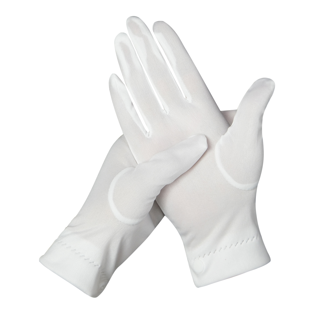 Guantes De Algodón Blanco Para Hombre, Guantes Formales De Uniforme De Esmoquin Guardia De Honor Desfile Ceremonia Disfraz Joyeria De Monedas Guante De Mayordomo