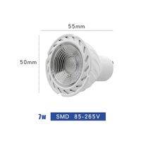 GU10 Spot Lamp Led 7W GU10 ampoules LED pilote IC linéaire AC220V GU10 5W 7W ampoule lumière 120 degrés