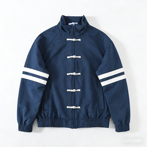 Custom Spring Fashion Streetwear Tangzhuang <strong>Jacket</strong> 100% Cotton Chinses <strong>Style</strong> Unisex Knot Button Tang <strong>Suit</strong> - Product Image 1
