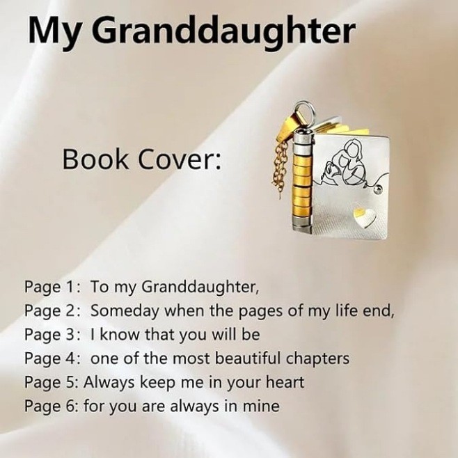 [10]Gold necklace for granddaughter (gold chain)