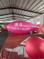 Ballon gonflable en PVC personnalisé pour la promotion publicitaire de la marque BOYI, ballon aérien à l'hélium