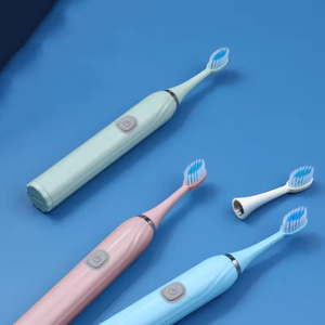 Cepillo de Dientes Eléctrico Sónico Ultrasónico de Alta Calidad para Adultos y Niños, Limpiador de Dientes con Chorro de Agua Suave, Funciona con Batería - Product Image 2