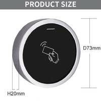TTLock IP66 Lecteur de cartes RFID intelligent extérieur étanche pour système de contrôle d'accès de sécurité de porte Petite machine à glisser les cartes