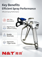 Pistolet de pulvérisation de peinture sans air électrique haute pression Deyutools 3500 PSI de qualité industrielle, avec buse 517 et protection de buse, 2200W, modèle SG04, garantie 1 an
