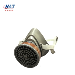 2026 Neue Chinesische Halbgesichts-Gasmaske mit Atemventil Wiederverwendbar 3-Schicht Silikon Grau T3 Modell - Product Image 4