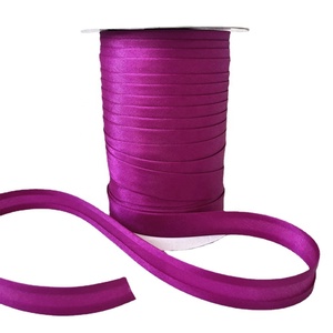 Suministro de fábrica, cinta de sesgo de satén plegable de 15mm, cinta de sesgo para prendas de vestir, textiles, Cheongsam - Product Image 2