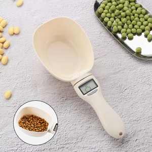 Wholesale Pet Food Scale LCD Electronic Weighing Tool Dog Feeding <b>Measuring</b> <b>Spoon</b> Digital Display Kitchen - Product Image 1