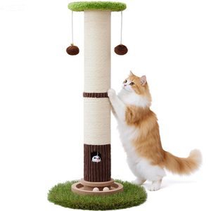 Woochpet Griffoir pour <span class=keywords><strong>chat</strong></span> robuste et plus épais en sisal naturel avec jouet circuit de balles pour <span class=keywords><strong>chat</strong></span> - Product Image 1