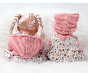 Npk-poupée nouveau-né en Silicone souple pour bébé, cheveux longs et réalistes, 12 pouces, jouets éducatifs et sonores, DIY, 30.5cm - Product Image 5