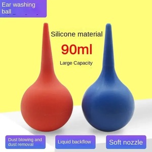 Enlèvement de cire d'oreille Kit de nettoyage d'irrigation oreille <span class=keywords><strong>seringue</strong></span> ampoule ventilateur pompe poussière nettoyant cérumen caoutchouc pour <span class=keywords><strong>adulte</strong></span> enfant - Product Image 2