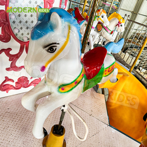 Manège à deux étages pour enfants - construction en acier et fibre de verre, couleur personnalisée, pour parcs d'attractions et fêtes foraines - Product Image 4