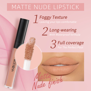 Rossetto in 58 Colori Opaco, Basso MOQ, Nessun Logo, Make-up a Marchio Privato, Rossetto Vellutato Nudo Impermeabile Opaco Liquido - Product Image 5