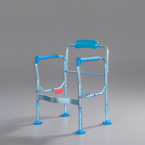 Suministro de fábrica OEM/ODM Suministros de rehabilitación médica Silla de ducha de baño ajustable desmontable de aluminio - Product Image 6