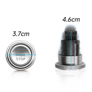 Dispositif antivol, démarrage et arrêt du moteur de <span class=keywords><strong>voiture</strong></span> à une seule voie, bouton poussoir de démarrage, entrée sans <span class=keywords><strong>clé</strong></span>, interrupteur de démarrage pour véhicule - Product Image 2
