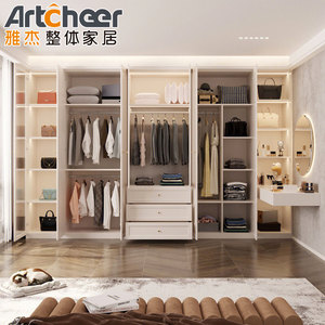 Armario antiguo simple para dormitorio, madera sólida de roble y tablero hdf, juegos de muebles de dormitorio, 2023 - Product Image 3