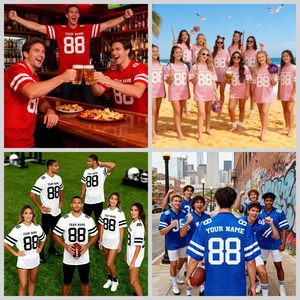 Maglie da <span class=keywords><strong>Calcio</strong></span> Personalizzate con Nome e Numero della Squadra, Uniformi Personalizzabili per Uomini, Donne e Adulti - Product Image 6