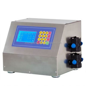 Machine de remplissage automatique de liquides en bouteilles en acier inoxydable, 4 têtes, avec convoyeur, pour jus de fruits, boissons et eau - Product Image 6