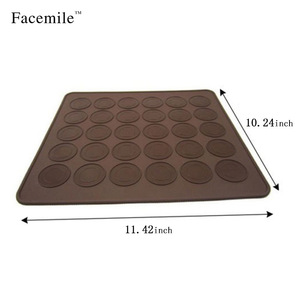 Tapis de cuisson en silicone pour macarons, 48/30 trous, antiadhésif, résistant à la chaleur, pour dropshipping Shopify - Product Image 2