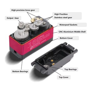 Dsservo DS51160 Nuevo Servo de Alto Torque de 24V 160KG, Servo Digital con Engranajes Metálicos a Prueba de Agua IP67 para Piezas de Robots, Barcos y Coches RC - Product Image 6