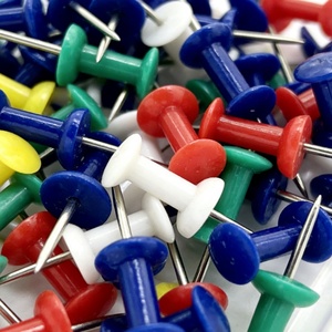 Precio de fábrica, ¡Gran oferta! Chinchetas de colores, clavijas de papelería para oficina, fotos, etiquetas, tableros y mapas. - Product Image 4