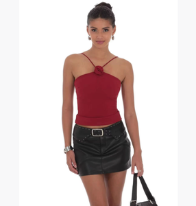 אופנתי, נוח וסקסי חדש בסגנון <span class=keywords><strong>neckless</strong></span> עם ruffles פרחוני. הרזיה ואופנתי. - Product Image 3