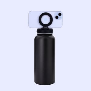 MagSafe Compatible Insulated Water <b>Bottle</b>, Stainless Steel Vacuum <b>Flask</b> with Phone Holder Lid, for Outdoor, Gym - Product Image 4