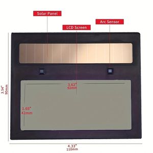 Batería <span class=keywords><strong>de</strong></span> litio solar Atenuación automática TIG MIG MMA MAG Filtro <span class=keywords><strong>de</strong></span> soldadura Máscara Lente para máquina <span class=keywords><strong>de</strong></span> soldadura - Product Image 4