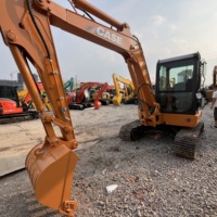 Miniexcavadora Compacta Original Case CX58C de 5.5 Toneladas con Motor Yanmar 4TNV88 Preinstalado, Línea Hidráulica Auxiliar para Martillo Rompedor