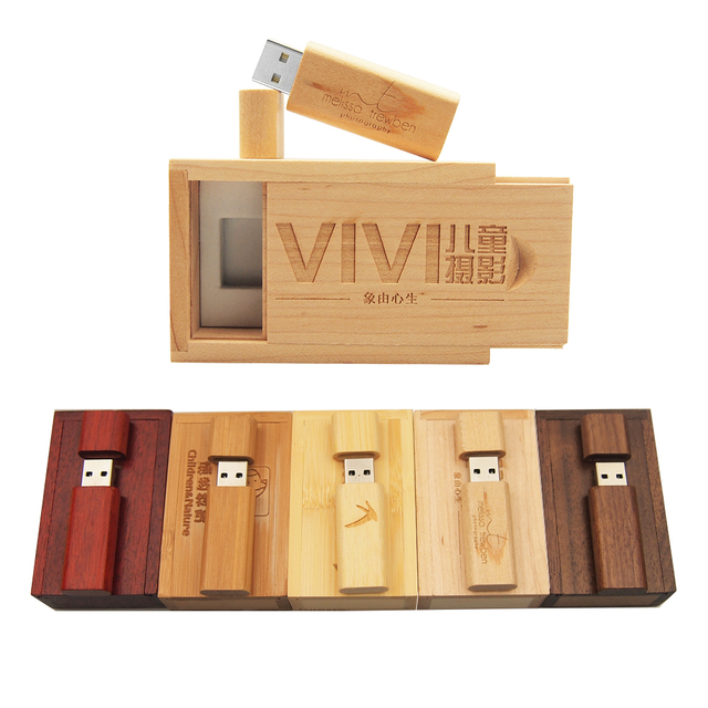 Wooden Memory Stick Wholesale 1gb 2gb 4gb 8gb 16gb 32gb 64gb 128gb Bamboo Wooden Flash Drive Wood Usb Key Pendrive