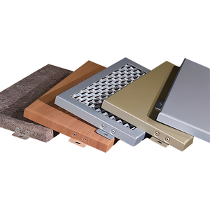 Paneles <span class=keywords><strong>de</strong></span> pared <span class=keywords><strong>de</strong></span> aluminio Fachada <span class=keywords><strong>de</strong></span> edificio exterior con varios agujeros Aluminio Tallado Pared cortina Aluminio - Product Image 1