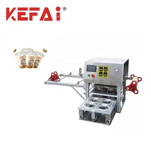 KEFAI 1 Year After-sale Plastic Cup Sealing Machine Milk Tea Sealing Machine