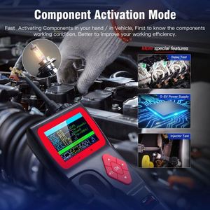 TopDiag P200 12V Battery Tester & Automotive Circuit Diagnostic Tool with OBD2 Interface - Product Image 3