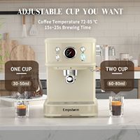 Empstorm 04E US Stock local Machine à expresso manuelle de haute qualité Pid Cafetière électrique semi-automatique pour capsule Nespresso