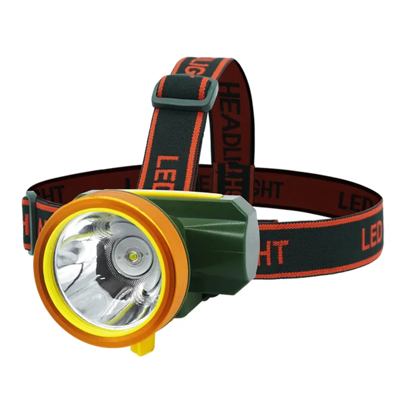 multifunctional rechargeable waterproof head led lights for camping high power 18650 battery cob lightweight design head lamp