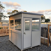 TOPPRE Cabine de studio portable, Kiosque de café, Cabine mobile, Boutique de billets, Poste de sécurité, Cabine de vente, Conteneur