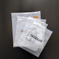 Sacs en plastique LDPE à fermeture éclair pour l'emballage de vêtements et de chaussures, impression sérigraphique, recyclables, taille personnalisée, logo disponible, livraison sans droits de douane