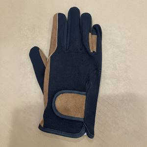 ถุงมือขับรถหนังกลับสำหรับผู้ชาย ด้านหลังเป็นผ้า ป้องกันการลื่น ปรับขนาดข้อมือได้ ถุงมือสำหรับฤดูหนาว - Product Image 1