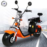 Scooter Eléctrico Citycoco 2022 LEON Potente de Alta Velocidad con Batería de Litio de 1000W, Motocicleta Eléctrica, Scooter, Bicicleta Eléctrica
