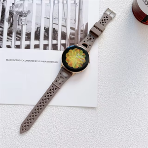 Correa de silicona para Samsung <span class=keywords><strong>Galaxy</strong></span> Watch 3 Watch 4 Classic <span class=keywords><strong>5</strong></span> Pro, Correa inteligente con torre de hierro delgada, <span class=keywords><strong>Galaxy</strong></span> <span class=keywords><strong>Active</strong></span> 2 - Product Image 4