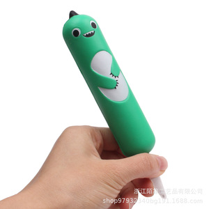 Pu Foam Slow <b>Rebound</b> Pen Sleeve Stress Relief Toy Writing Aid Grip For Study And Office Use - Product Image 2