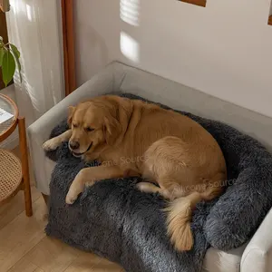 Super weiche wasserdichte Pet Dog Couch Cover Four Seasons Verfügbares Haustier kissen großes Haustier bett