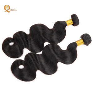 virgen remy crudo ondulado rizado cutícula alineada de 40 pulgadas de la onda del cuerpo <span class=keywords><strong>cabello</strong></span> indio proveedor de la india - Product Image 3