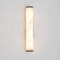 Applique murale LED vintage de style français avec design aspect marbre Appliques murales de chevet haut de gamme Wabi-Sabi pour