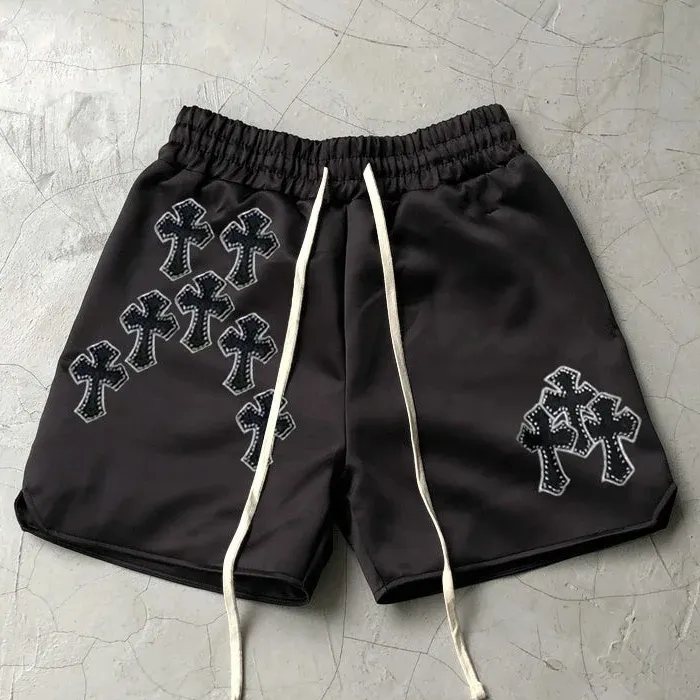 Benutzer definierte Sommer Casual Athletic Shorts Kordel zug Fleece Baumwolle Französisch Terry Print Jogger Streetwear Sweat Shorts für Männer